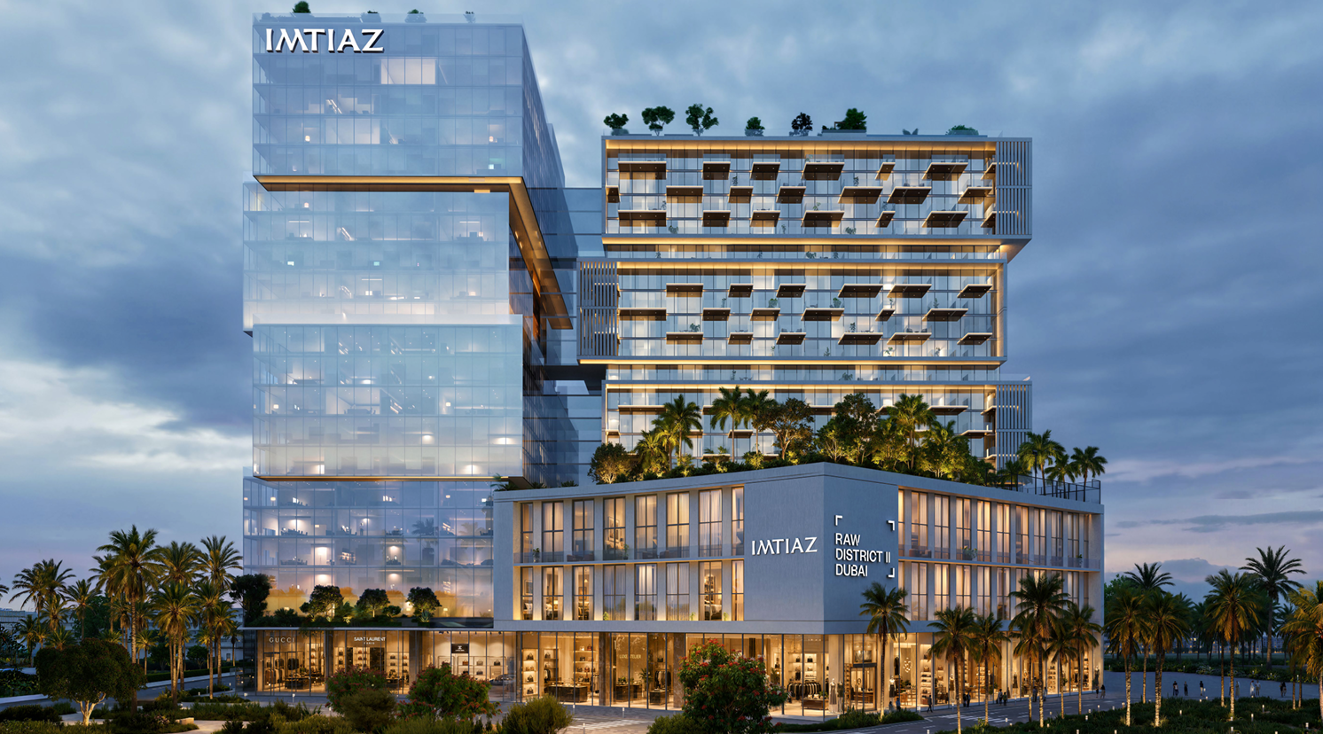 Modern Architecture of Raw District Dubai